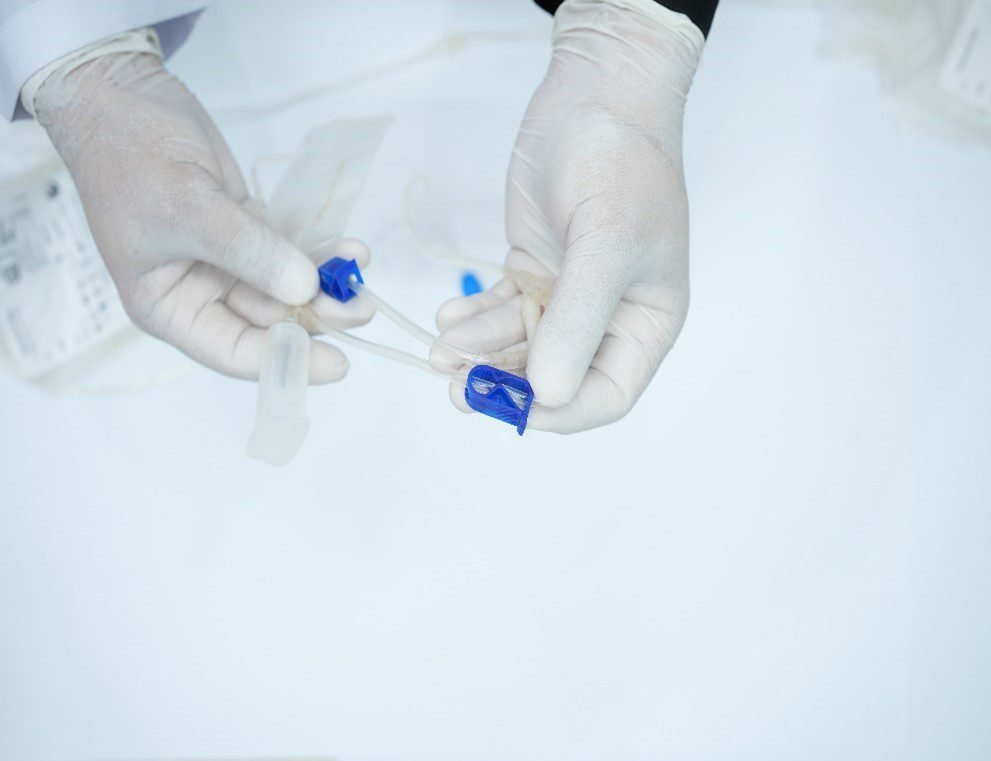 Blood Donation Clamp